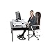 Kantek Ergonomic 3-in-1 Under Desk Footrest, for Use While Sitting or Standing, Heavy Duty Padded Steel, Rubberized Base, Supports Legs for All Day Comfort