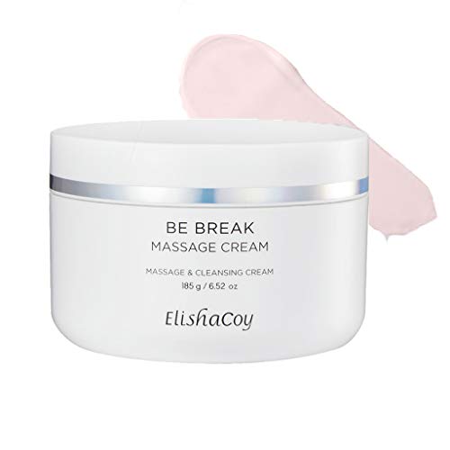 ELISHACOY Be Break Cleansing Massage Cream 185g - Moisturizing & Nourishing Facial Massage Cream, Removes Dead Skin Cells and Waste, Pore Care, Skin Radiance, Home Spa Skin Care After Cleansing