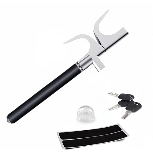 Cerradura del volante antirrobo automóvil palanca anticolisión de garra del volante antirrobo de 3 llaves