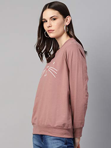 Image of pluss Women Blue Printed Hood(LSWFS8489-CRANBERRYICE)