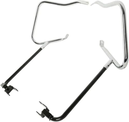 Pare-chocs de moto custom Road King et Road Glide 2014-2022 barre de protection noire ou chromée