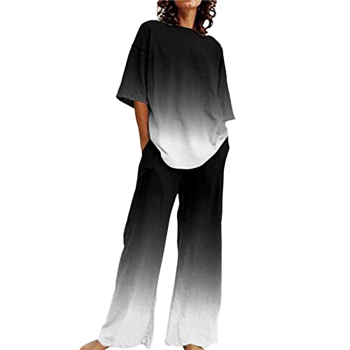 RYTEJFES Damen Hosenanzug Elegant 2 Teilig Hochzeit Kurzgrösse Grün...