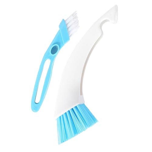 Ipetboom Cepillo de Limpieza Doble para Baño y Juntas Desmontable Cerdas Resistentes para y Uso Doméstico Azulejos y Grietas Color Aleatorio Color Aleatorio