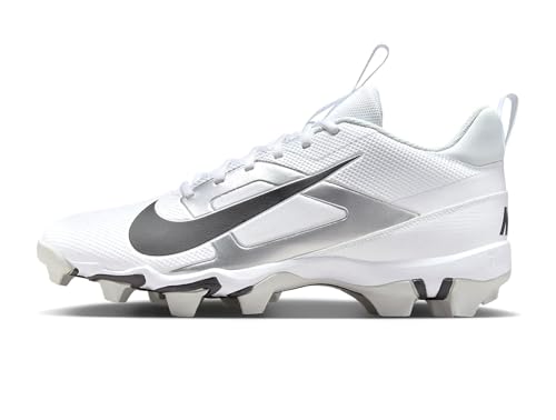 Nike Alpha Menace 4 Shark Molded Football Cleats SZ 11 White | Black