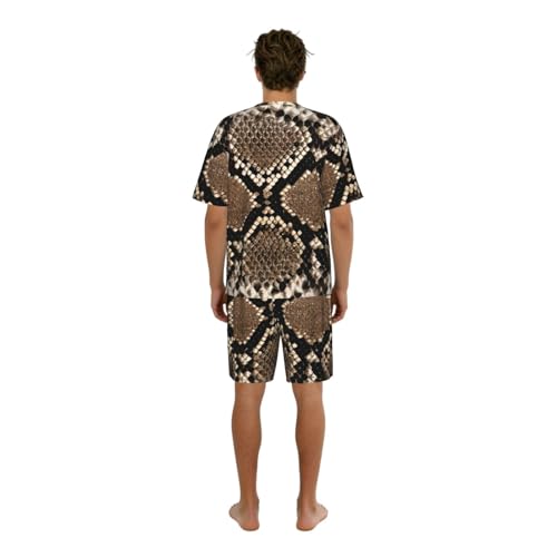 Ensemble de pyjama serpentine hommes coupe soignée et finitions haut de gamme légères - 2