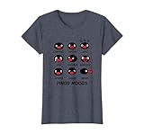 Pingu - Pingu Moods T-Shirt, Women, Heather Blue, Medium