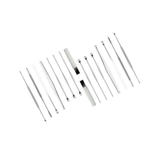 FRCOLOR 8pcs Ear Cleaning Set: Tweezer Set Blackhead Extractor and Stainless Steel Ear SPO