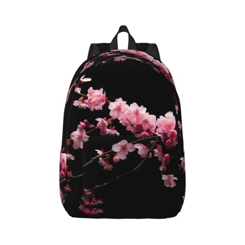 Mochila de viaje de flores de cerezo japonesas bolsa de enfermera mujer