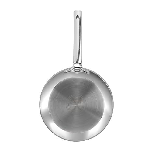 Image of Kraft Futuretec Pro Triply Stainless Steel Honeycomb Frying Pan 24 cm, 2.2 litres | Non Stick Fry Pan for Omelette | Stick-Resistant Hexa Design | Metal Spatula Safe | Induction & Gas Compatible