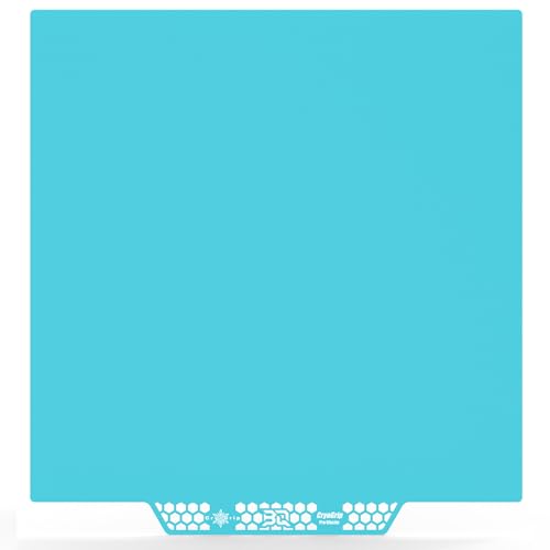 Image of BIQU CryoGrip Pro Glacier Build Plate for Voron 300 Qidi Plus 4 3D Printers | Double-Sided Fine Textured Spring Steel Sheet, Firm Adhesion, 300 x 300mm, 1 Piece
