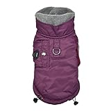 Calidad premium: nuestra chaqueta para perro para invierno impresiona por su excelente acabado. También se puede utilizar en otoño y primavera cuando las temperaturas son bajas.