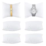 UNICRAFTALE 6 cuscini neri per orologi, in similpelle, 7,5 x 7,9 cm, per bracciali, idea regalo, matrimonio, San Valentino, regalo di compleanno