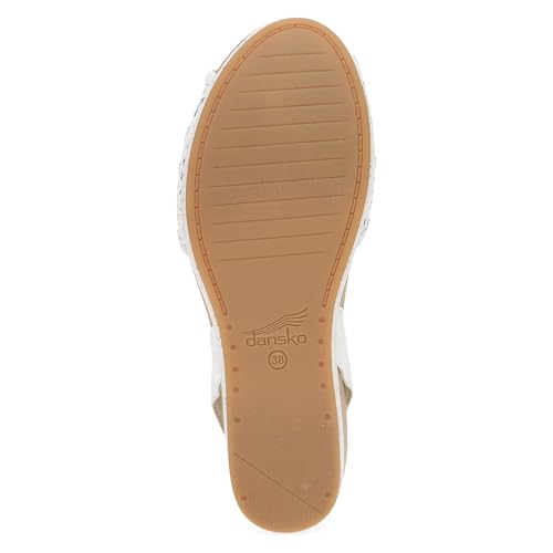 Image of Dansko Stella Multi-Strap Wedge Sandal for Women - Cork /EVA Wedge with Arch Support -Fully Adjustable Straps-Lightweight Rubber Outsole