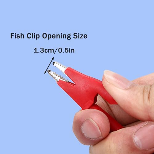 Image of 12AWG 4mm Banana Plug to Alligator Clip Test Lead Wire Cable 2PCS | Jumper Wires with Alligator Clips for Multimeter, Battery Testing 3.28Ft