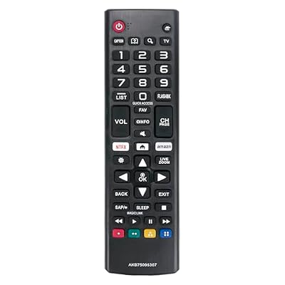 New AKB75095307 Replace Remote fit for LG TV 43UJ6300 49UJ6300 65UJ6300 55UJ6300 55UJ6540 43LJ5500 43LJ550M 49LJ5500 49LJ550M 49UJ6500 55LJ5500 55LJ550M 55UJ600 OLED65B7A OLED55C7P OLED65C7P OLED55E7P