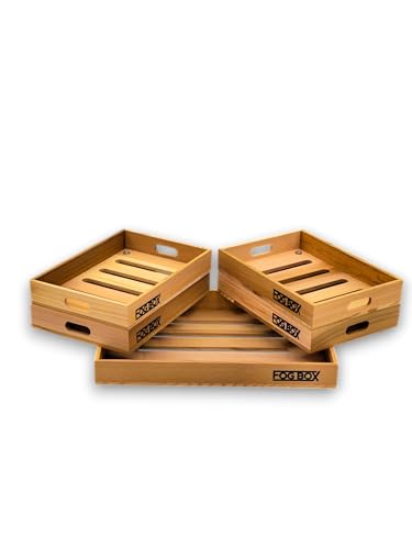 Spanish Cedar Tray Set (5) for Large Fog Box Travel Humidor