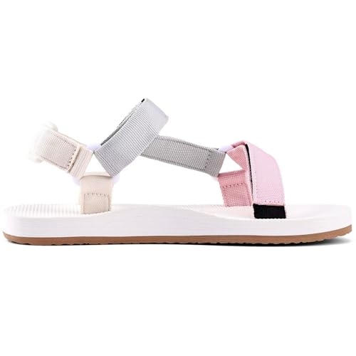 Image of WateLves Womens-Sport-Sandals Hiking Sandals with-Arch-Support Webbing-Outdoor-Beach-Water-Sandals for Travel-Walking-Trekking-Camping