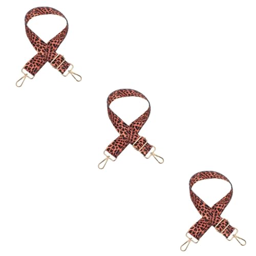 3pezzi Tracolla Regolabile Leopardata Per Borse Cinghia Staccabile Con Ganci Accessorio Femminile Perfetta Per Donne e Ragazze Stile Elegante e Creativo