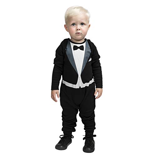 The Tiny Universe Baby Tuxedo Suit Onesie Classic - Original Swedish Design (Classic Black, 80 / 12M) #TOP1