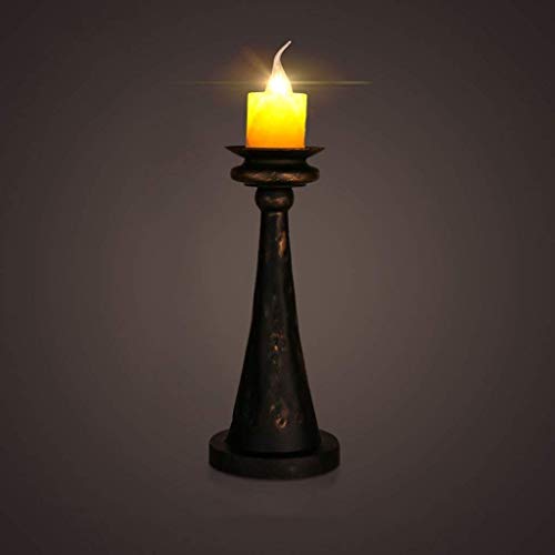 Bougie lampe de table en fer style chic rétro pour studio et hôtel de luxe