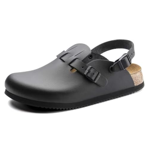 Birkenstock Kay Supergrip Professional Noir Sabots