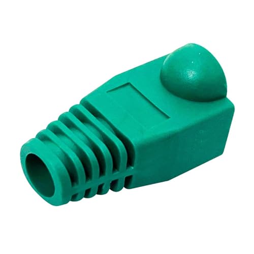 Manchons RJ45 vert Cat5e Cat6, lot de 50 protections plastiques pour fiches réseau