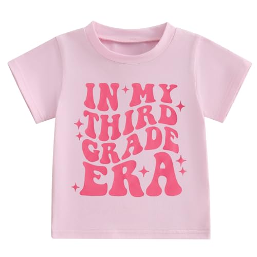 Image of Kids Girls First Day of School Shirt in My Pre-K /Kindergarten /First /Second /Third /Fourth /Fifth Grade Era T-Shirt