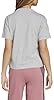 adidas Women's Essentials Small Logo T-Shirt, Medium Grey Heather, XS #1