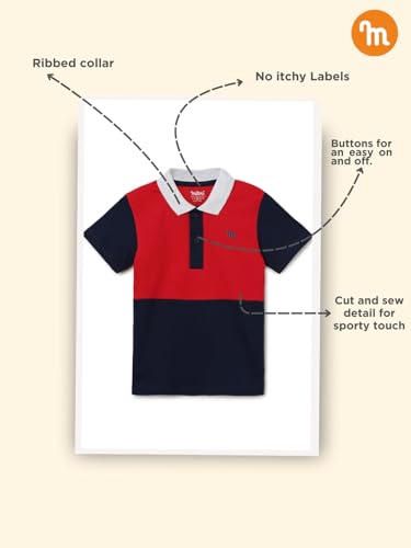 Image of Milou Baby-Boy's Regular Fit Polo Shirt