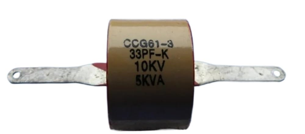 Condensador dieléctrico cerámico de alta presión y alta frecuencia CCG61-3, 33P, 33PF, 33-K, 10 kV, 5 kVA