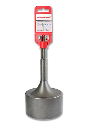 WERHE® 85x105x234 Jack Hammer Star Picket Post Driver Chisel Bit for Demolition SDS Max Hammer Breaker