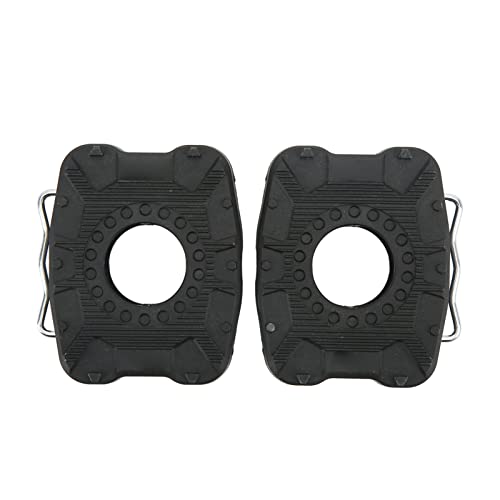 Bike Pedal Flat Converter Durable Nylon Aluminum Alloy Anti Skid Design Easy Installation for Road Bikes Black 154g 1 Pair3