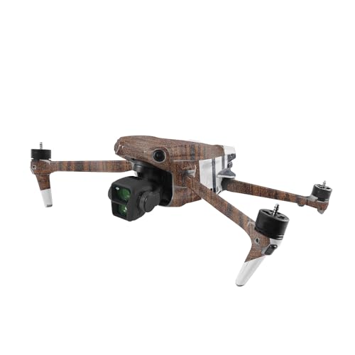 Image of MightySkins Glossy Glitter Skin Compatible with DJI Air 3 - Wood Formal | Protective, Durable High-Gloss Glitter Finish | Easy to Apply