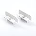 Produktbild Aluprofil Einbau Aluminium Profile Alu Schiene Abdeckung Leiste für LED Strips Profil Stripes (Endkappen (2x))