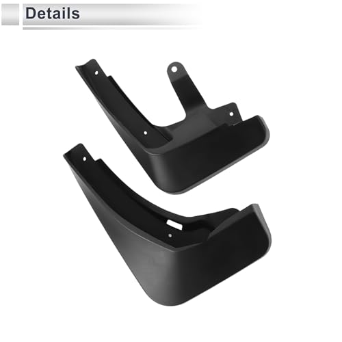 Image of X AUTOHAUX 1set Front and Rear Mud Flaps Splash Guards Mud Guards for Audi Q5L 2018-2020 W /Mount Accessories