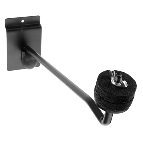 GOOHOCHY Cymbal Display Stand Metal Wall Mount Holder for Cymbals Arm for Percussion Instrument Showcase Durable Support for Drummers Easy Installation