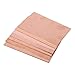 AllGIFT Pure Copper Sheet,100 * 150mm Material Rectangle T2 Copper Discs,Copper Metal Plate for Crafts, Electrical Repairs, Industry(2x100x150mm)