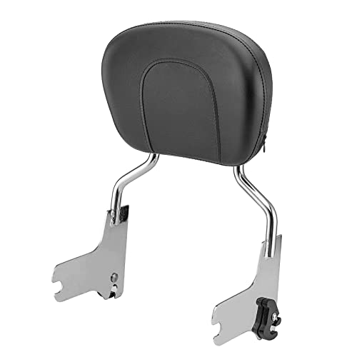 Mofun Sissy Bar Detachable Backrest Compatible With Harley Touring Road King Street Glide Electra Glide Road Glide 1997-2008 Chrome #TOP8