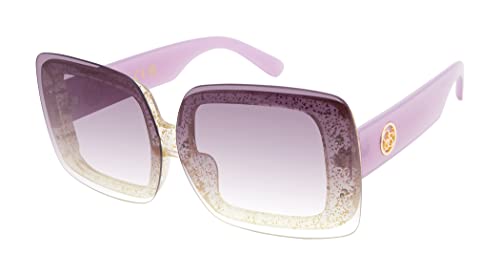 Jessica Simpson J6111 Glittered Women's Square Sunglasses with 100% Uv Protection. Glam Gifts for Her, 70 Mm