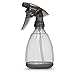 BAR5F Empty Plastic Spray Bottles 12 Ounce, Smoke Grey, Adjustable Head Sprayer from Fine to Stream (Pack of 1)