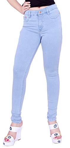 Image of FCK-3 Stretchable Denim Pencil Fit Regular Fit High Waist Jeans for Women