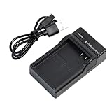 KWTOUL LP-E8 Caricabatterie compatibile con Canon EOS 550D, EOS 600D, EOS 650D, EOS 700D, EOS Rebel T2i, EOS Rebel T3i, EOS Rebel T4i, EOS K …