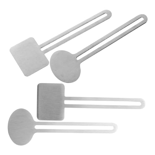 VALICLUD 4 Piezas exprimidor de pasta de exprimidores minimalista propósitos plastilador de tubo herramienta exprimidora dispensadora manual Acero inoxidable Silver