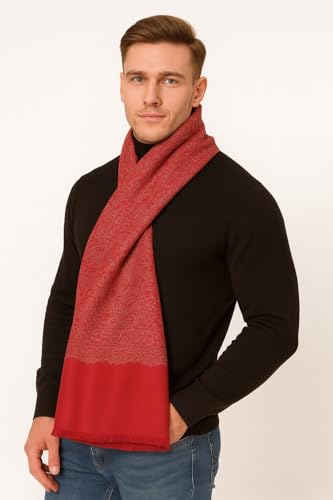 Image of Men's Kashmiri Wool Jamawar Shawl