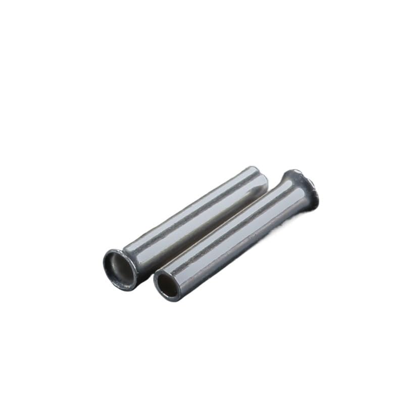 POWTAXBJGD 2000Pcs EN0308 EN0508 EN7508 EN7510 Non Insulated Cord End Terminal Cold Crimping Connector Naked Wire Ferrules Bootlace Ferrule(2000PCS 0.75mm2,Length 6 mm)