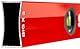 SOLA BIGX3 120 - Wasserwage 120 cm - patentierte SOLA-FOCUS Libelle - mit schockabsorbierenden Endkappen