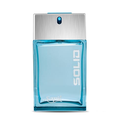 Sapil Solid Eau de Toilette for Men – Long-Lasting Dubai Toilette – Citrus, Woody, Musky & Warm Spicy Scent with Fresh & Powdery Notes – 3.4 Oz(100ml) –Premium Arabic Toilette for Daily & Evening Wear