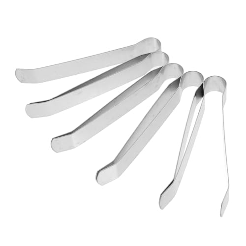 OUNONA 5Pcs Candle Extinguishing Tool Metal Wick Clamp for Candle Extinguishing Easy to Clean and Maintain for Oil Lamps