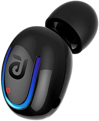 Bluetooth Headphone, Kissral Wireless Sport Earbud 8 Hours Talking Time HD Microphone Bluetooth Headset(One Piece)- Black