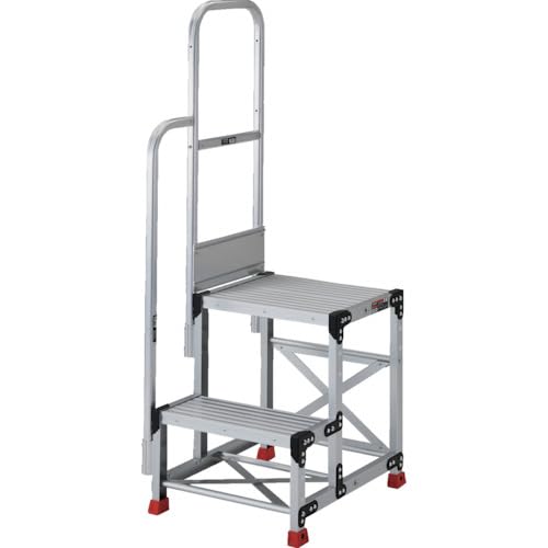 Amazon.co.jp: トラスコ中山 株 TRUSCO アルミ製作業用踏台 2段 高さ